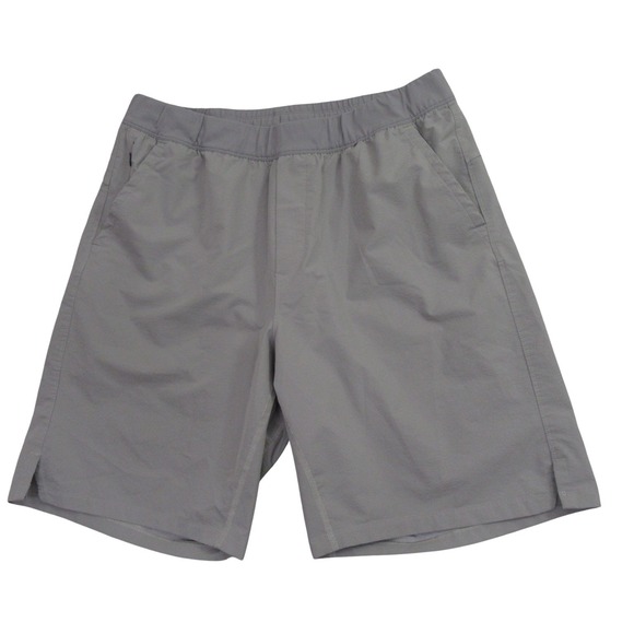Public Rec Men Shorts Sz 38 Light Gray Elastic Drawstring Waist Stretch Athletic - Picture 1 of 13